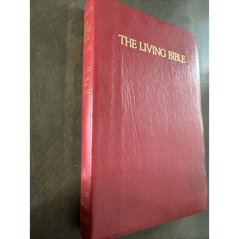 The Living Bible Paraphrased Red Letter Edition Tyndale 1971 Indexed